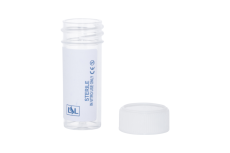 7.0 ml Polystyrene Bijou Container (Sterile), with Label