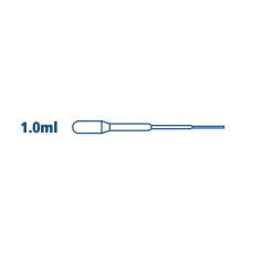 1,0 ml Pasteurovy pipety Micro Fine Tip