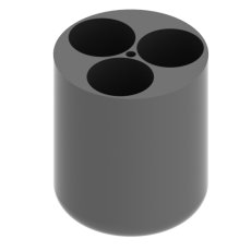 6 Adapters for 18 tubes of 30 ml  