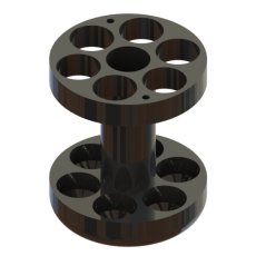 6 Adapters for 42 tubes of 10 ml. vacuum, 15 ml. vacuum or 15 ml  