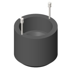 4 Adapters for 4 conical tubes of 250ml 