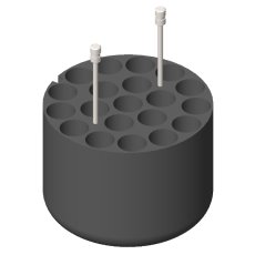 4 Adapters for 80 tubes of 10 ml. vacuum or 15 ml  