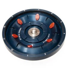 Rotor for 6 tubes of 1,5 x 75 mm. + 6 microtubes of 1,5-2 ml 11.500 RPM / 12.716 xg Includes card reader
