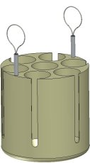 50ml Conical Tube - Adapters 7 x 50ml for AFI 750ml unsealed