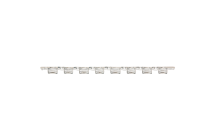 8-Strip PCR Caps, Flat (Xtra-Clear), Natural