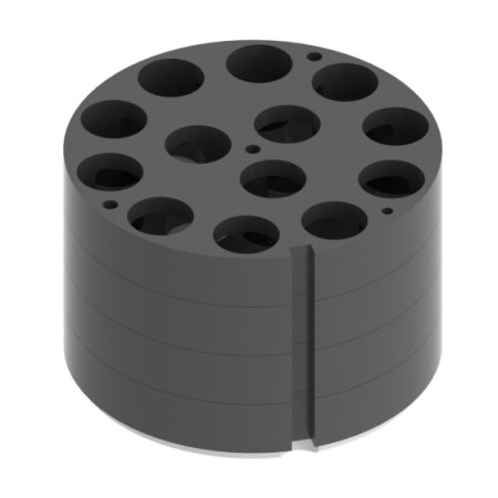 Adaptéry pro 52 kónických zkumavek o objemu 15 ml