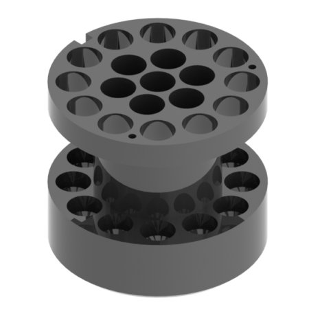 RE 418, 4 adaptéry pro 72 zkumavek o objemu 5 ml nebo 10 ml