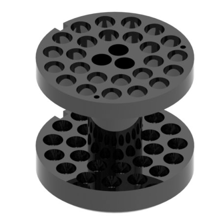 RE 420, 4 adaptéry pro 76 hemolytických zkumavek 10x100 mm o objemu 400 ml