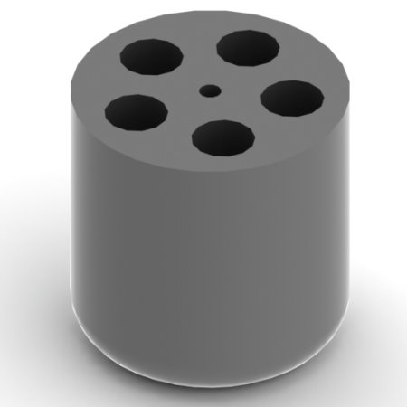 4 adaptéry pro 20 mikrozkumavek o objemu 0,5-0,6 ml