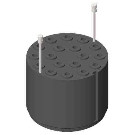 RE 524, 4 adaptéry pro 72 mikrozkumavek o objemu 0,2–0,4 ml