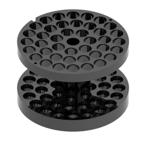 RE 552, 4 adaptéry pro 168 zkumavek po 5 ml