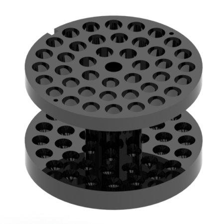 RE 553, 4 adaptéry pro 168 zkumavek 10x100 mm Hemolýza