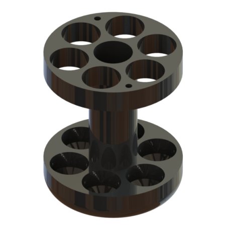 RE 564, 6 adaptérů pro 42 zkumavek o objemu 10 ml vakuové, 15 ml vakuové nebo 15 ml