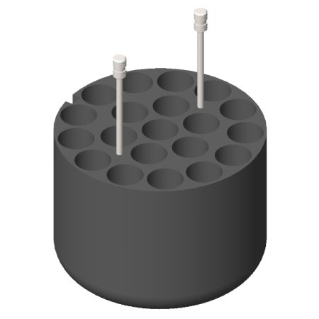 RE 625, Adaptéry pro zkumavky o objemu 10 ml vakuové nebo 15 ml