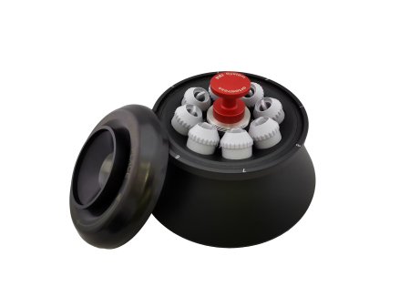 Rotor s pevným úhlem 30º pro 8 zkumavek o objemu 30 ml, hermeticky uzavřený, se systémem REI