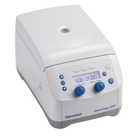 Centrifuga 5425 se zavřeným víkem, boční pohled